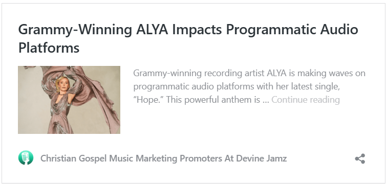 Programmatic Audio Ad Campaign