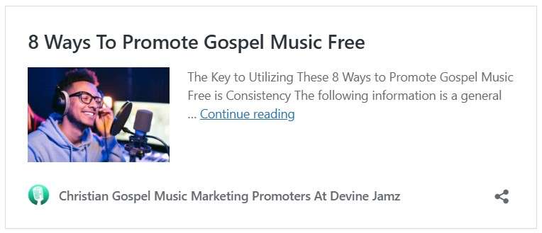 8 ways to promote gospel music free