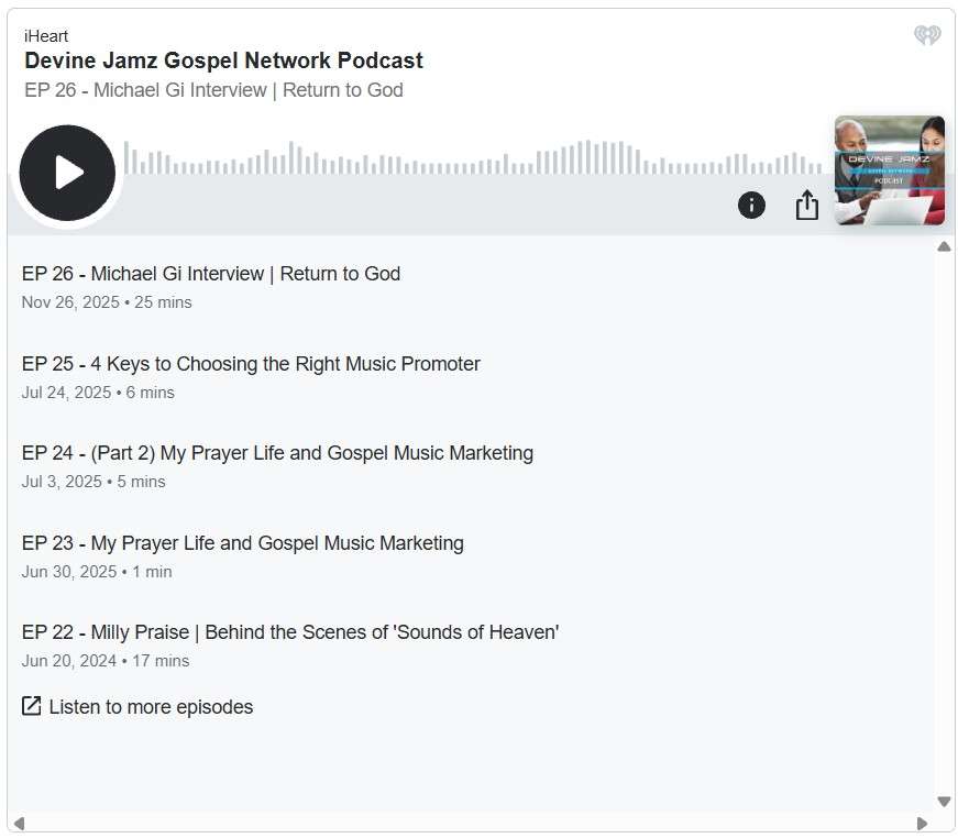 Devine Jamz iHeartRadio Program