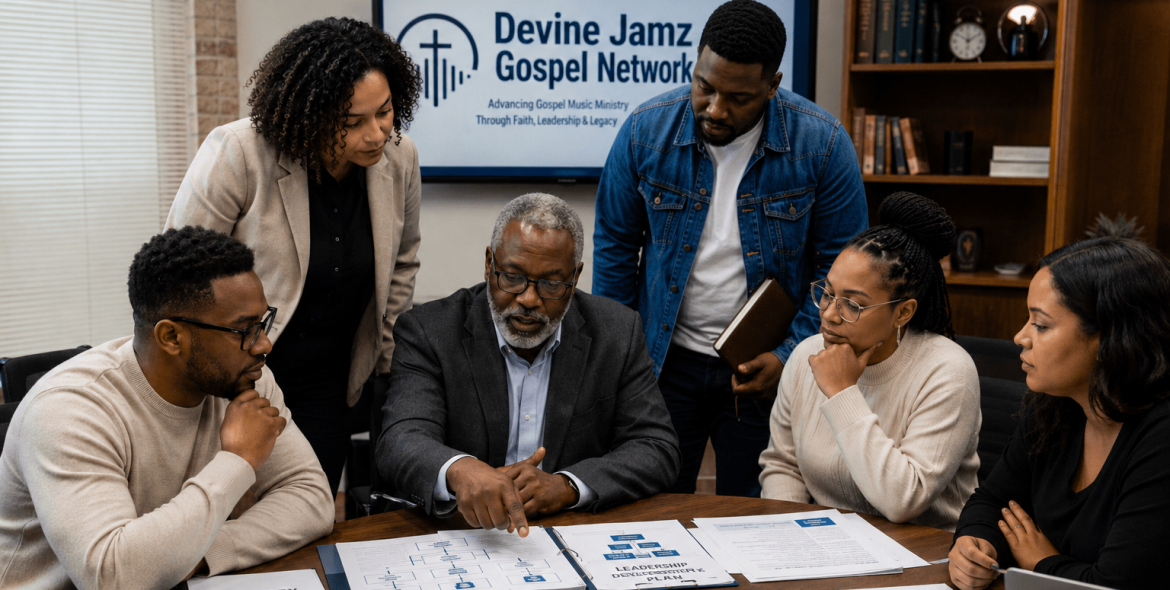 Devine Jamz Gospel Network Team Meeting
